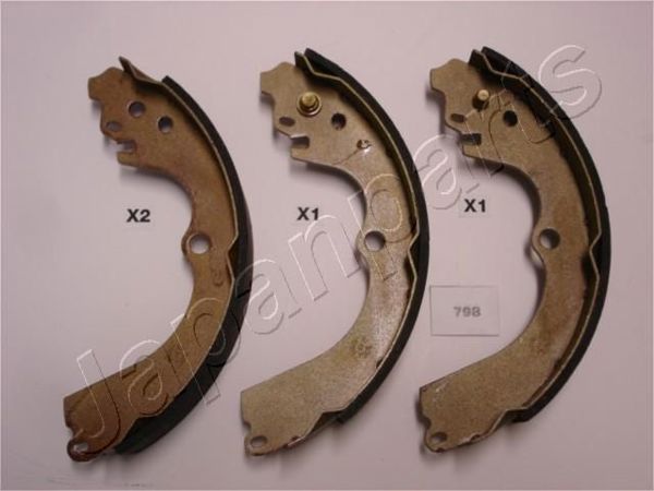 JAPAN PARTS GF-798AF | Subaru Impreza Arka Pabuç Balata