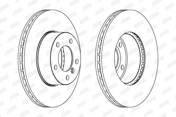 JURID 562342JC | Fren Diski E-90 Ön 3.20D E 82 / 88 / 90 / 91 / 92 / 93 Takım