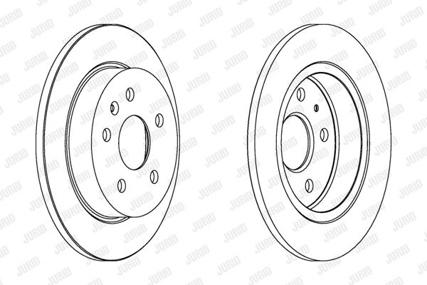 JURID 562461JC | Fren Diski Opel Insignia A 292mm (Havasız) Tk.Arka