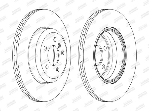 JURID 563134JC | Fren Diski F-30 / 31 / 32 / 33 / 34 Arka 328 / 330 / 335 Takım