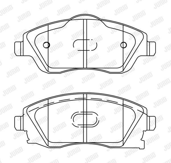 JURID 573011J | Fren Balatası Opel Corsa C / Combo C Ön