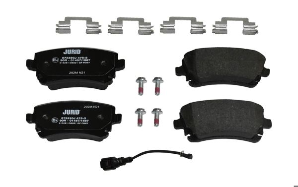 JURID 573220J | Fren Balatası VW T5 / T6 Arka