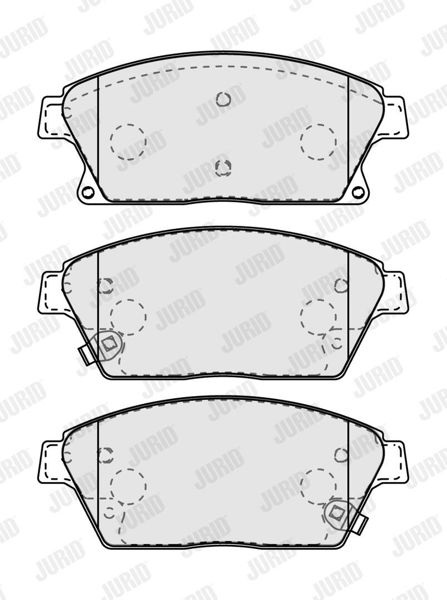 JURID 573325J | Fren Balatası Opel Astra J / Mokka / Cruze 1.6 / 2.0D Ön