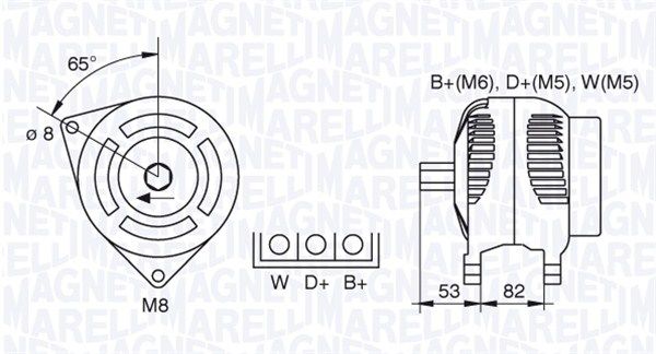 MAGNETI MARELLI 063377462010 | Alternatör Perkıns