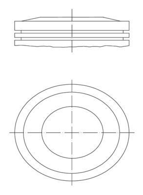MAHLE 0121003 | Piston + Segman 0.50 78.10mm (Opel Corsa C-Astra 1.4 Z Xe)