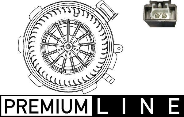 MAHLE AB89000P | Kalorifer Motoru 06-Crafter-Sprinter