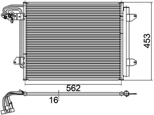 MAHLE AC 325 000P | Klima Radyatörü Caddy