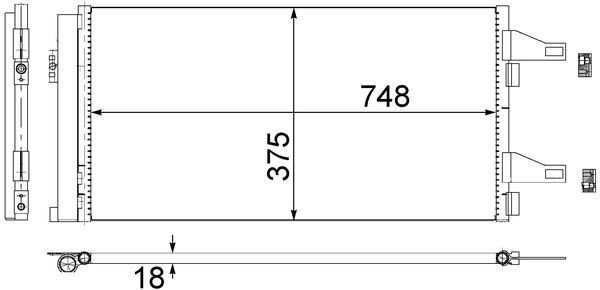 MAHLE AC363000S | Klima Radyatörü