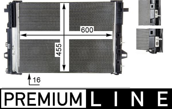 MAHLE AC446000P | Klima Radyatörü X117 13-18 W176 13-18 W246 13-18 C117 13-18