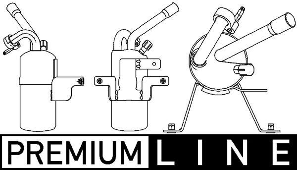 MAHLE AD297000P | / Klima Tüpü (Ford: Connect 1.8 TDCI 02 -) 8Ft351335-321