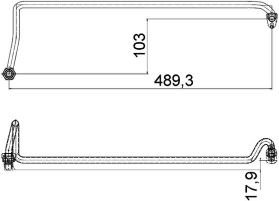 MAHLE AHX5000P | / Yağ Hortumu (VW Touareg 3.0 V6 07-10)