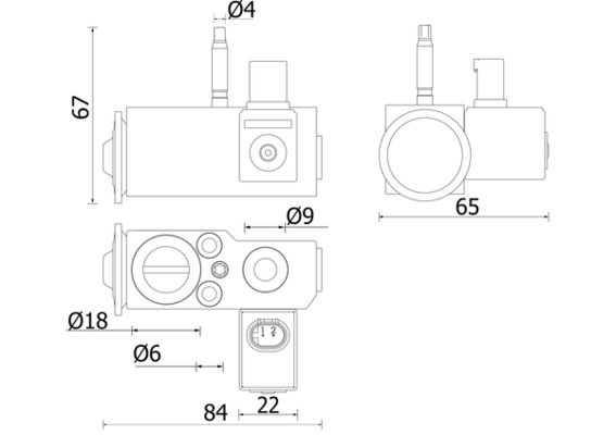 MAHLE AVE144000P | Klima Valfi