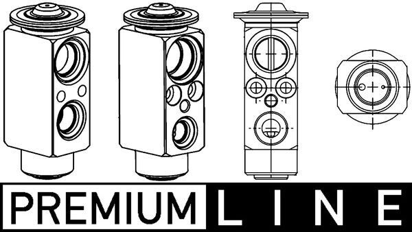 MAHLE AVE68000P | Klima Valfi E-38 / 39 / 53 (Ave68000p)