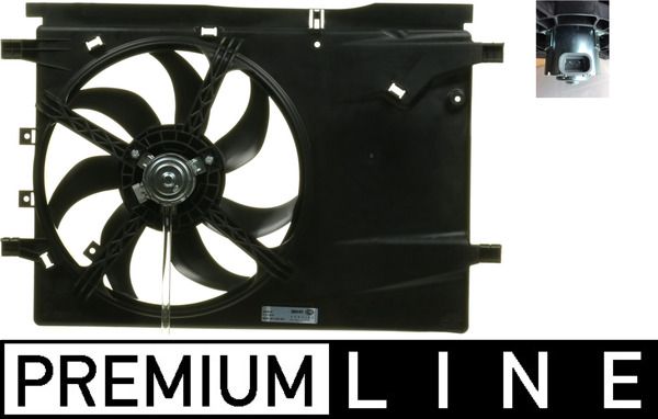 MAHLE CFF182000P | / Fan Motoru (Fiat: Fiorino / Peugeot: Bıbber / Citroen: Nemo 1.4 08 -) Premıum Line 8Ew351040-341