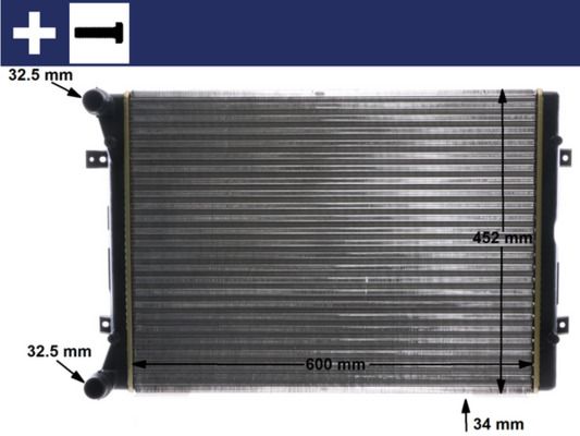 MAHLE CR2038000S | / Radyatör VW Sharan 1.9Tdi 03-Asz Btb (Cr2038000s)