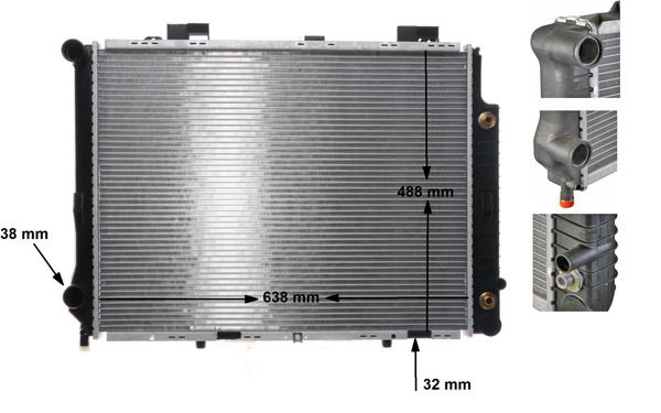 MAHLE CR634000S | Su Radyatörü W210