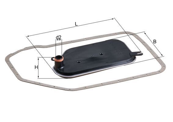 MAHLE HX84D | Şanzıman Yağ Filtresi 43664