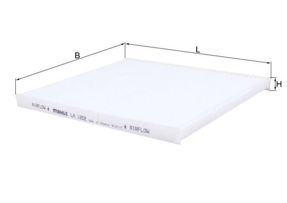 MAHLE LA1202 | Filtre Polen-(Hyundai Blue Benzinli 2011 / Kia Rio 1.4-1.6 2011 /)