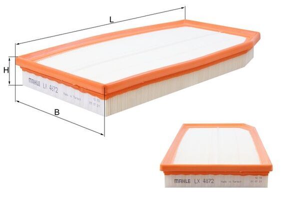MAHLE LX 4872 | Hava Filtresi. M264. W205-213-238-253.