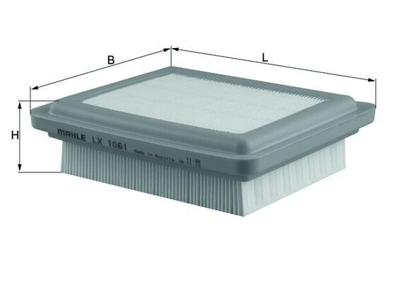 MAHLE LX1061 | Hava Filtresi .