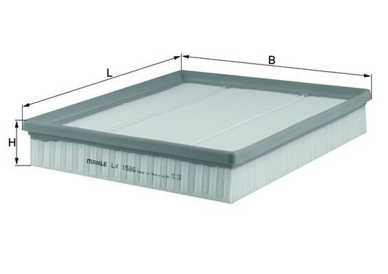 MAHLE LX1586 | Hava Filtresi 07-Transit.V347 2.2Tdci