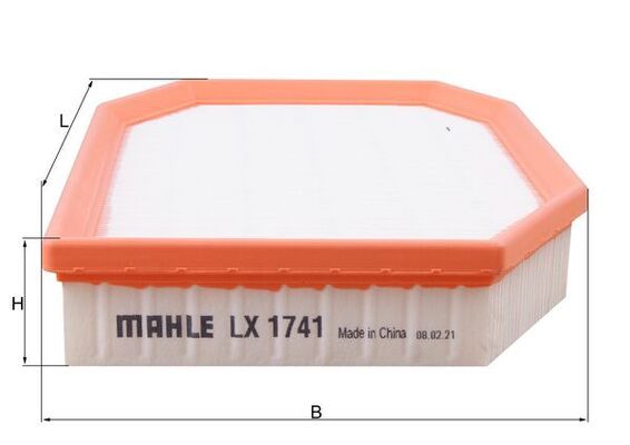 MAHLE LX1741 | Hava Filtresi BMW F10 09-13 F11 11-13