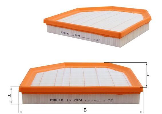 MAHLE LX2074 | Hava Filtresi Sol 12-3-Seri (F30-F80) 5-Seri (F10)