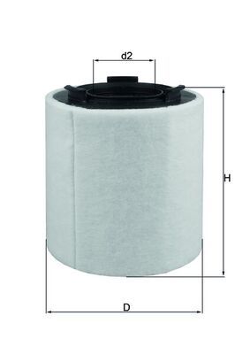 MAHLE LX2831 | Hava Filtresi 09-Polo