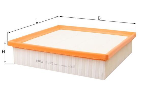 MAHLE LX2872 | Hava Filtresi (Jeep Grand Cherokee IV 3.6 V6 10-Dodge Durango 3.6 5.7 11 -)
