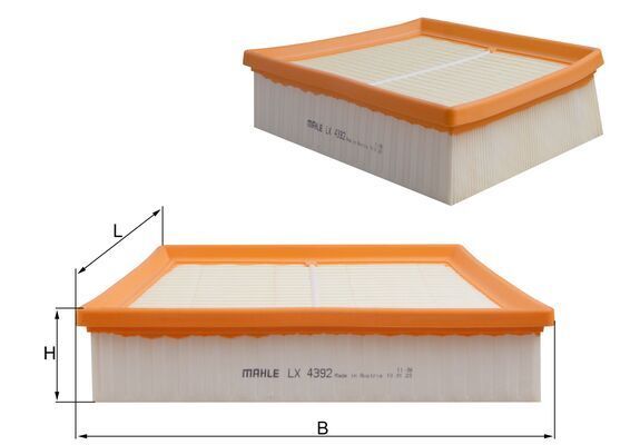 MAHLE LX4392 | Hava Filtresi 16-Discovery Sport 2.0D4×4