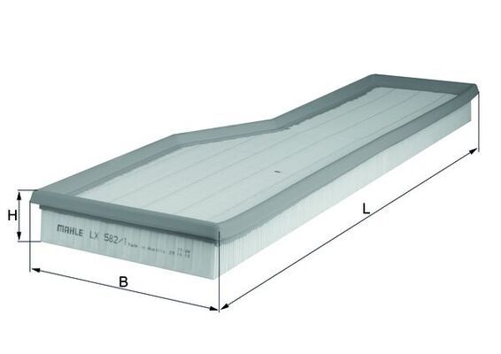 MAHLE LX582-1 | Hava Filtresi