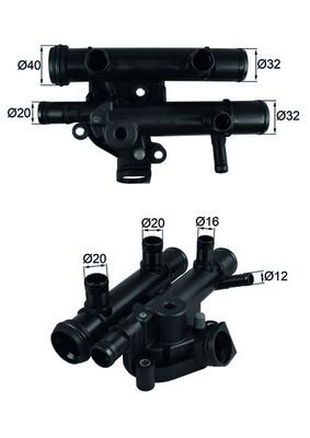 MAHLE TI25983D | Termostat 89°C 02 > Master.2.3 2.2Dci-2.5 DCI *G9u-T*