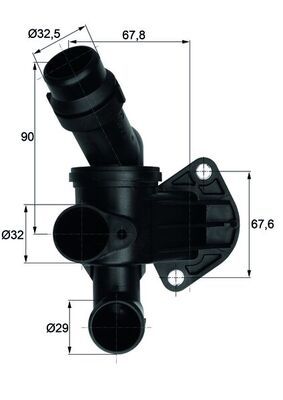 MAHLE TI787 | Termostat Komple A4 Avant 05-08 A6 Avant 05-11 Exeo 09-14 87° Bwe Bul Bgb Bwt