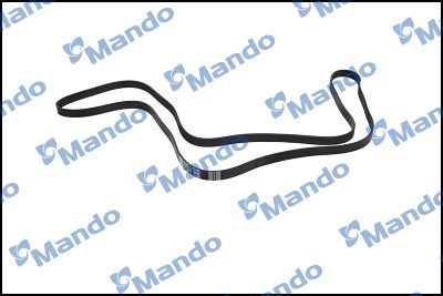 MANDO MB6PK2552 | Kanallı Kayış Dodge Jeep Lıncoln Saab 9000 68489