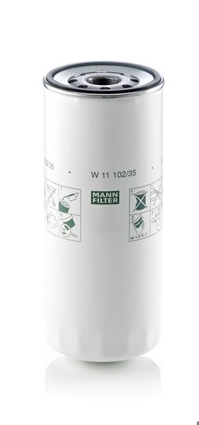 MANN W11102-35 | Yağ Filtresi Vıdalı Filtre