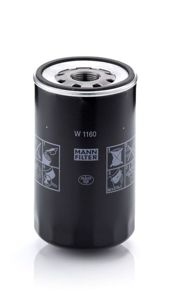 MANN W1160 | Yağ Filtresi Vıdalı Filtre