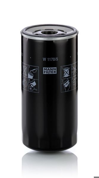 MANN W1170-5 | Yağ Filtresi | 1 Adet
