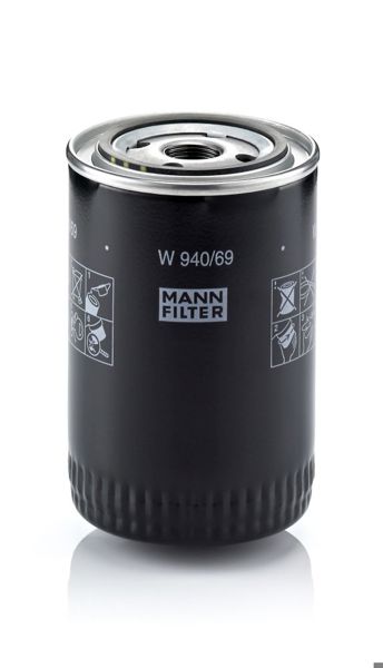 MANN W940-69 | Yağ Filtresi Ducato Boxer Jumper 3.0 06