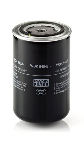 MANN WDK940-5 | Yakıt Filtresi