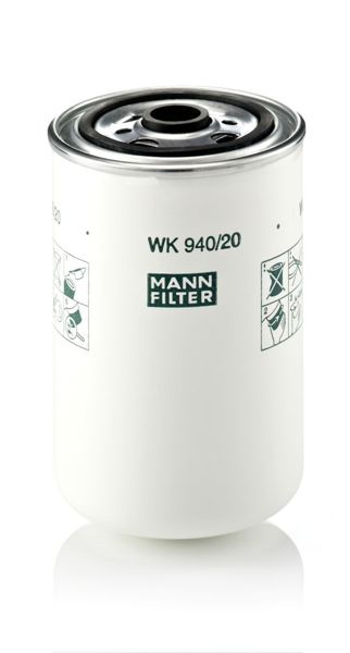 MANN WK940-20 | Yakıt Filtresi Vıdalı Filtre