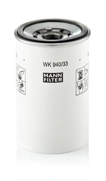 MANN WK940-33X | Yakıt Filtresi Vıdalı Filtre