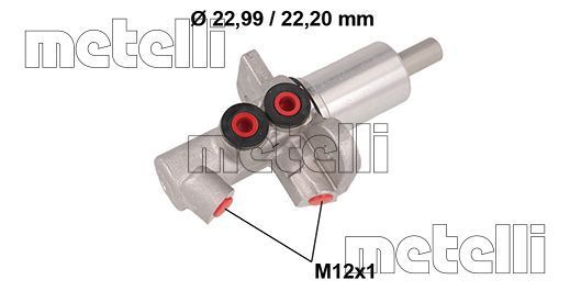 METELLİ 05-0547 | Fren Ana Merkez BMW E60 / 61 / 63 / 64 F-01 / 10
