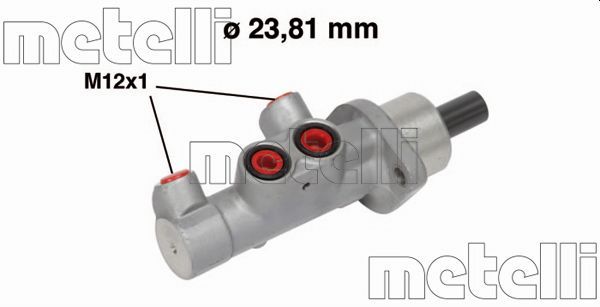 METELLİ 05-0587 | Fren Ana Merkez (Nissan Micra III 03-10)