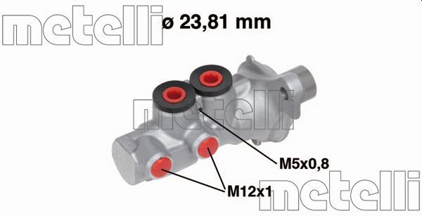 METELLİ 05-0695 | / Fren Ana Merkez + ABS + Esp (Peugeot 207-208 / Citroen C3-C4 09 -)