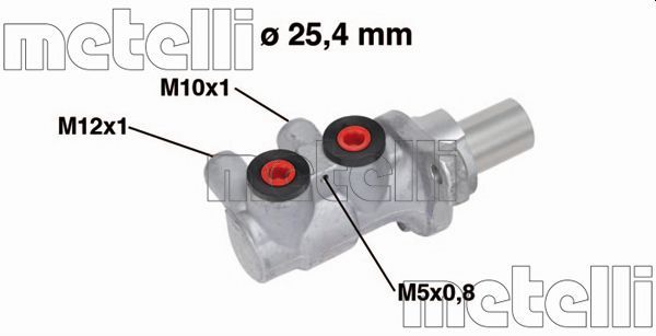 METELLİ 05-0717 | Metellı / Fren Ana Merkez Opel Astra H 04 > (Esp Hariç)