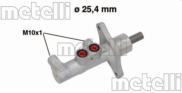 METELLİ 05.0731 | Ana Merkez Alüminyum Servo 280mm (Fiat: Scudo II 2.0 JTD 2007 -)