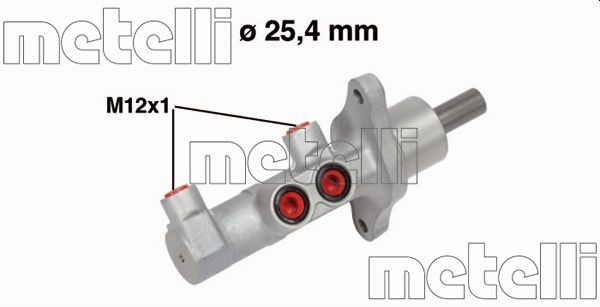 METELLİ 05.0732 | Ana Merkez Alüminyum Servo 392mm (Fiat: Scudo II 2.0 JTD 2007-/ Peugeot: Expert)