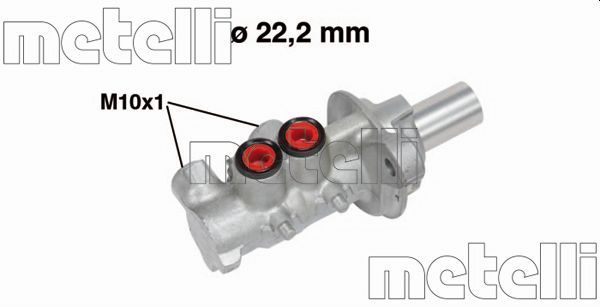 METELLİ 05-0740 | / Ana Merkez 22,2mm (Opel Agila B 1,0 12V 1,3 CDTI 16V / Splash 1,0 1,2Vvt / Swift III 1,5 4Wd 08)