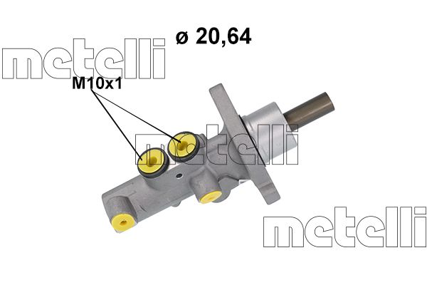 METELLI 05-1173 | Fren Ana Merkezi Symbol II Sandero II Stepway II