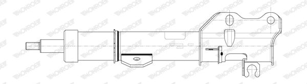 MONROE G8819 | Amortisör Ön 15 > Vito 2.0 2.2 Gazlı